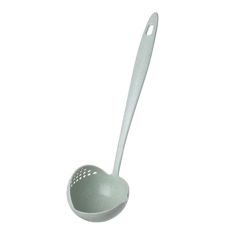 Long Handle Soup Spoon With Filter Strainer