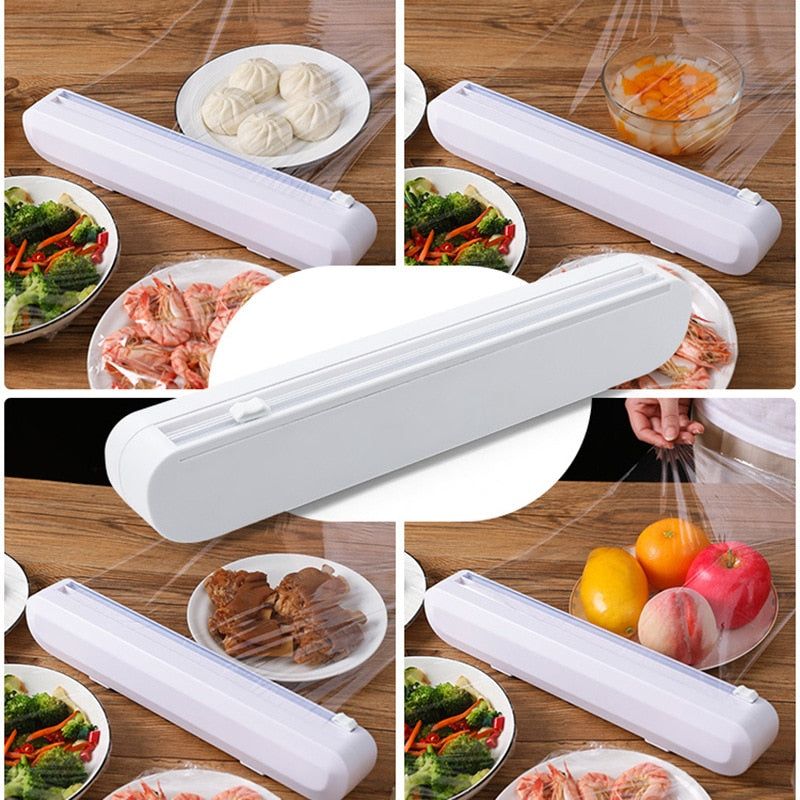 Professional Food Wrap Cutter Dispenser