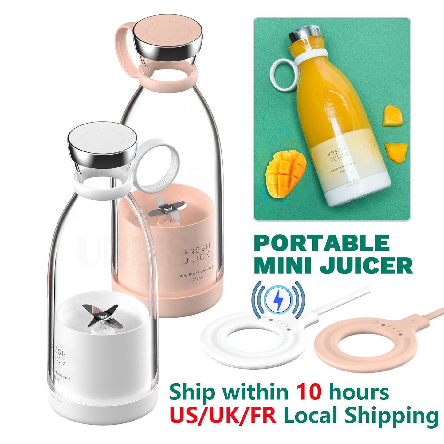 Portable Electric Mini Juicer Blender