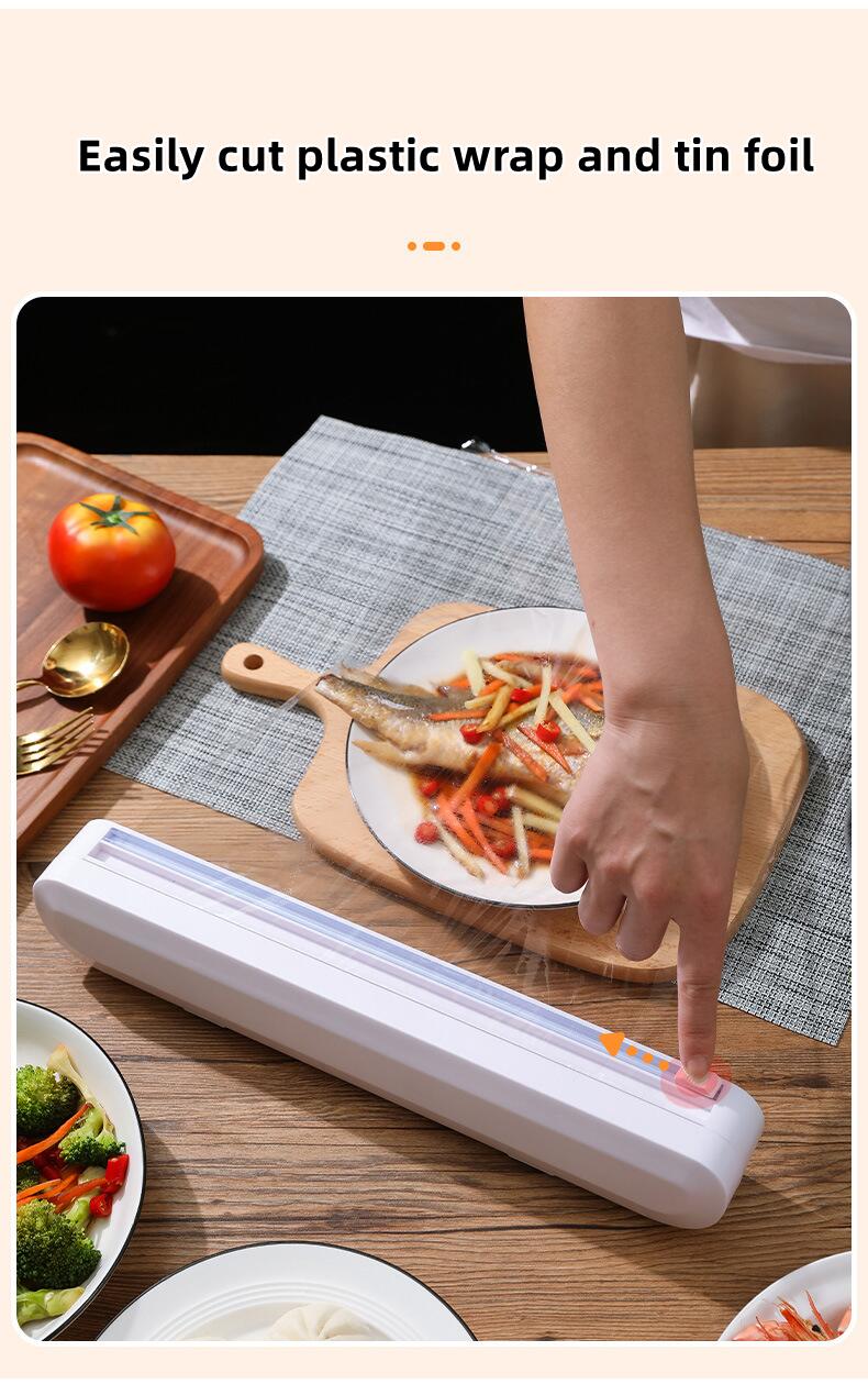 Professional Food Wrap Cutter Dispenser