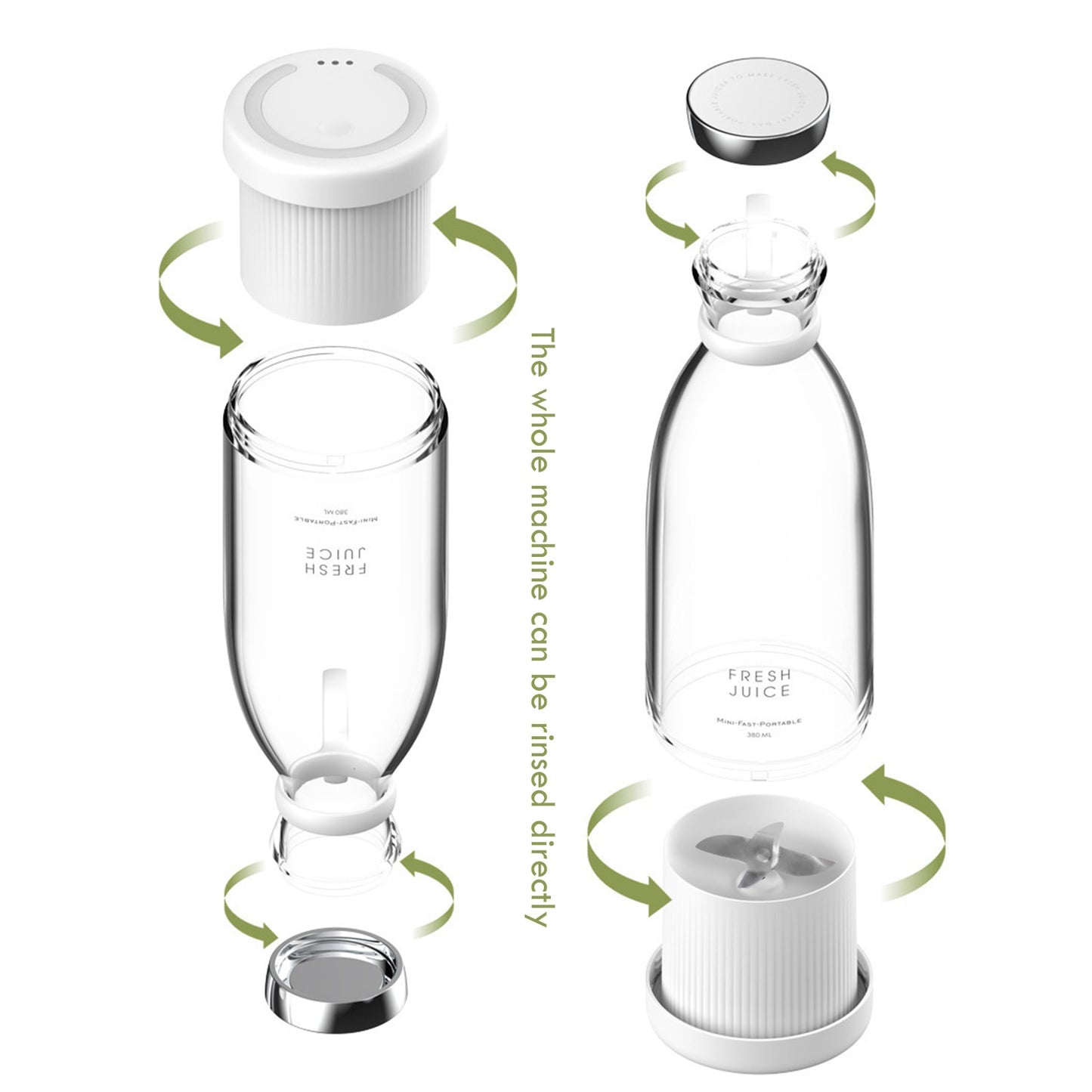 Portable Electric Mini Juicer Blender